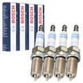 Produktbild: 4x BOSCH FR7NI33 0242236528 Zündkerze für 1.5 / 2.0 / 2.5 105-232 PS