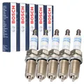 Produktbild: 5x BOSCH FR7NI33 0242236528 Zündkerze für FORD FOCUS 2 MK2 2.5 RS KUGA 1 MK1 2.5