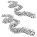 Produktbild: 3,25 €/m 2x Girlande Weihnachten - Tannengirlande - silberfarben
