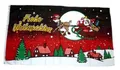 Produktbild: Fahne/Flagge Frohe Weihnachten Schlitten rot NEU 90 x 150 cm