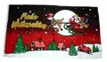 Produktbild: Flagge / Fahne Frohe Weihnachten Schlitten rot Hissflagge 90 x 150 cm