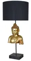 Produktbild: Yoga Lampe Tischlampe Buddhakopf Meditation Buddha Figur Büste Nachttischlampe
