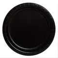 Produktbild: Unique Party Supplies Party 32080EU Umweltfreundliche Pappteller-23 cm-Schwarz Farbe-Packung mit 16 Stück, Black