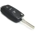 Produktbild: Odipie - niemals verwendet] Ersatz-Klapp-Autoschlüsselgehäuse für vw Volkswagen Golf Mk6 T1guan Polo Passat cc Seat Skoda Octavia 3 Tasten