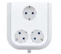 Produktbild: REV MultiPower Steckdosenerweiterung 3-fach Wandbefestigung Weiß Grau 3500W K19