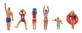 Produktbild: Beim Baden und Schwimmen, Faller Figuren Miniaturwelten H0 (1:87), Art. 151687