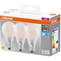 Produktbild: OSRAM LED-Lampe Base Classic A Filament, E27, 7W ersetzt 60W, neutralweiß, 3 Stück