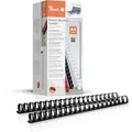 Produktbild: Peach Plastikbinderücken A4 | 22mm | 210 Blatt | 50 Stück | schwarz | PB422-02