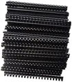 Produktbild: Peach Plastikbinderücken A4 - 22mm - 210 Blatt - 50 Stück - schwarz - PB422-02