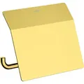Produktbild: hansgrohe AddStoris Toilettenpapierhalter mit Deckel, 41753990, Farbe: Polished Gold Optic