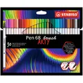 Produktbild: STABILO Pen 68 brush ARTY Filzstifte farbsortiert, 30 St.