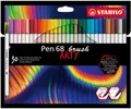 Produktbild: STABILO Pen 68 brush 30er Kartonetui ARTY (2022) | In Karton | STABILO Nonbook