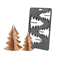 Produktbild: GastroMax - 3D Ausstechform - 2 Weihnachtsbäume - Gebäckform für originelle Kekse - Für die gelungene Weihnachtsbäckerei