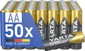 Produktbild: VARTA Batterien AA, 50 Stück, Power on Demand, Alkaline, 1,5V, Vorratspack, smart, flexibel, leistungsstark, ideal für Computerzubehör, Smart Home Geräte, Made in Germany
