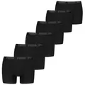 Produktbild: PUMA Boxershorts PUMA MEN EVERYDAY BOXER (6er Pack) Elastischer Logobund, Stretchmaterial, ohne Eingriff schwarz L