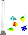 Produktbild: LED-RGB Stehleuchte, Fische, Farbwechsler, H 120cm