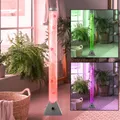 Produktbild: Stehlampe Wassersäule Wohnzimmerlampe Dekoleuchte RGB LED Farbwechsel 10 Fische