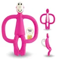 Produktbild: Matchstick Monkey - Beißring Affe Original - Baby Zahnungshilfe - weiche Noppen massieren wundes Zahnfleisch - Silikon BPA-frei - Greifling für Zahnen - ab 3 Monaten - pink