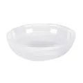 Produktbild: LEONARDO HOME Alabastro Glas-Schale, tiefer Design-Teller aus Glas, handgefertigte Deko-Schale in weiß, 9 x 28 x 28 cm (HxBxT), 031128