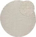 Produktbild: benuta Nest Lilibeth Tapis - Crème 200 cm Rond - Fibre synthétique - Rond & Styl