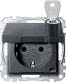 Produktbild: Merten Steckdose System M Anthrazit MEG2315-0414 1St.