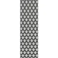Produktbild: GroJa XL-Designeinsatz Oriental Aluminium Anthrazit DB 703 Sichtschutz