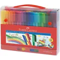 Produktbild: Faber-Castell Filzstifte Filzstift Pen Fasermaler Set Farben Koffer 60-teilig