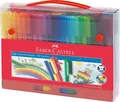 Produktbild: Faber-Castell 155560 Filzstifte Connector in Koffer Malen Zeichen 60-teilig