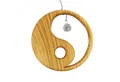 Produktbild: mitienda Fensterdekoration Fensterdeko aus Holz Yin Yang mit Kristall