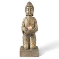 Produktbild: INtrenDU Buddha Figur mit Teelichthalter 39cm (Bronze)