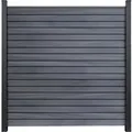 Produktbild: GroJa Steckzaun-Set Solid-Rhombus 180 cm x 180 cm Steingrau Co-Extrudiert