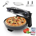Produktbild: Sommertal PizzaProfi Pizzaofen – Pizzamaker 32cm 400°C – 5-tlg Set mit Pfanne