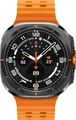 Produktbild: Samsung Galaxy Watch Ultra - 47 mm - titanfarben grau - intelligente Uhr mit Marineband - Gummi - Orange - Bandgröße: S/M/L - Anzeige 3.73 cm (1.5