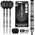 Produktbild: Harrows SuperGrip QP Tapered 90% Tungsten Darts | Steeltip Darts Set mit Quick Point Wechselsystem | 22g, 23g, 24g, 26g, 28g & 30g | Inkl. Supergrip Shafts & 100-Mikron Flights (22g)