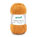 Produktbild: GRÜNDL WOLLE COTTON QUICK 50g SENF LL 125 m 100% BAUMWOLLE 100G/5,58€