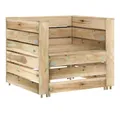 Produktbild: vidaXL Gartenlounge-Set, 2-tlg. Lounge Set aus Paletten Imprägniertes Kiefernholz
