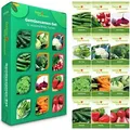 Produktbild: Gemüsesamen Set - 12 Sorten Samen - Saatgut Sortiment - Anzuchtset für Gemüsepflanzen - Geschenkset - Tomaten, Gurken, Radieschen, Zucchini, Pap...