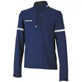 Produktbild: Airtracks Herren Winter Thermo Fahrradtrikot Langarm - Fleece Laufshirt - Quick Dry Funktionsshirt - Warm - blau - M