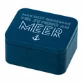 Produktbild: Birkmann Geschenkbox Am Meer Blechdose Geschenkdose Weißblech Blau 12x10x6cm