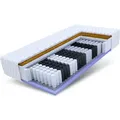 Produktbild: Taschenfederkernmatratze VOYAGER Matratze 90x200, 140x200, 160x200, 180x200 cm & weitere Größen, FDM, 24 cm hoch, (mit Kaltschaum und Kokos, Allergiker geeignet), Wendematratze mit zwei unterschiedlich festen Liegeseiten 140 cm x 200 cm x 24 cm