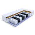 Produktbild: Matratze 140x200 Taschenfederkern 7 Zonen Kokos H2 H3 VOYAGER 24 cm Jersey Bezug