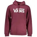 Produktbild: Vans Maroon Hoodie mit Weißem Logo und Kängurutasche, Größe L