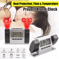 Produktbild: 1PCS Dual Projektionswecker LCD Display Snooze Temperatur Zeit Dual Head Drehen.
