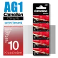 Produktbild: 10x LR621 AG1 SR621W 164 GP64A 364 364A SR621 60LR LR60 Camelion MHD bis 10/2029