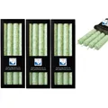 Produktbild: 3 x 4 Stearin Stabkerzen Mint 250 x 22 mm Kerzenfarm Kerzen Set
