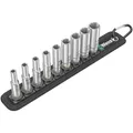 Produktbild: Sechskant-Steckschlüsseleinsatz-Set Wera 1/4'', SW 5,0 - 13,0, 9-teilig, lange Ausführung