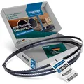 Produktbild: Bayerwald Werkzeugstahl Bandsägeblatt - 2240 x 10 x 0.5 x 4 / Holz, NE-Metalle, Kunststoff, dünne Bleche/Sägeband passend für Elektra Beckum uvm.