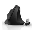Produktbild: Hama Ergonomische vertikale Funkmaus für PC Laptop, ohne Kabel, Schwarz ergonomische Maus (Funk, USB, Vorbeugung Tennisarm/Mausarm)