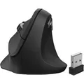 Produktbild: Hama Maus EMW-500 Vertikale Funkmaus, 182699, 6 Tasten, 1800 dpi, kabellos, schwarz