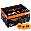 Produktbild: GEWO Tischtennisbälle 40+ Training 24 Stück Orange 3 Sterne ABS Qualität NEU